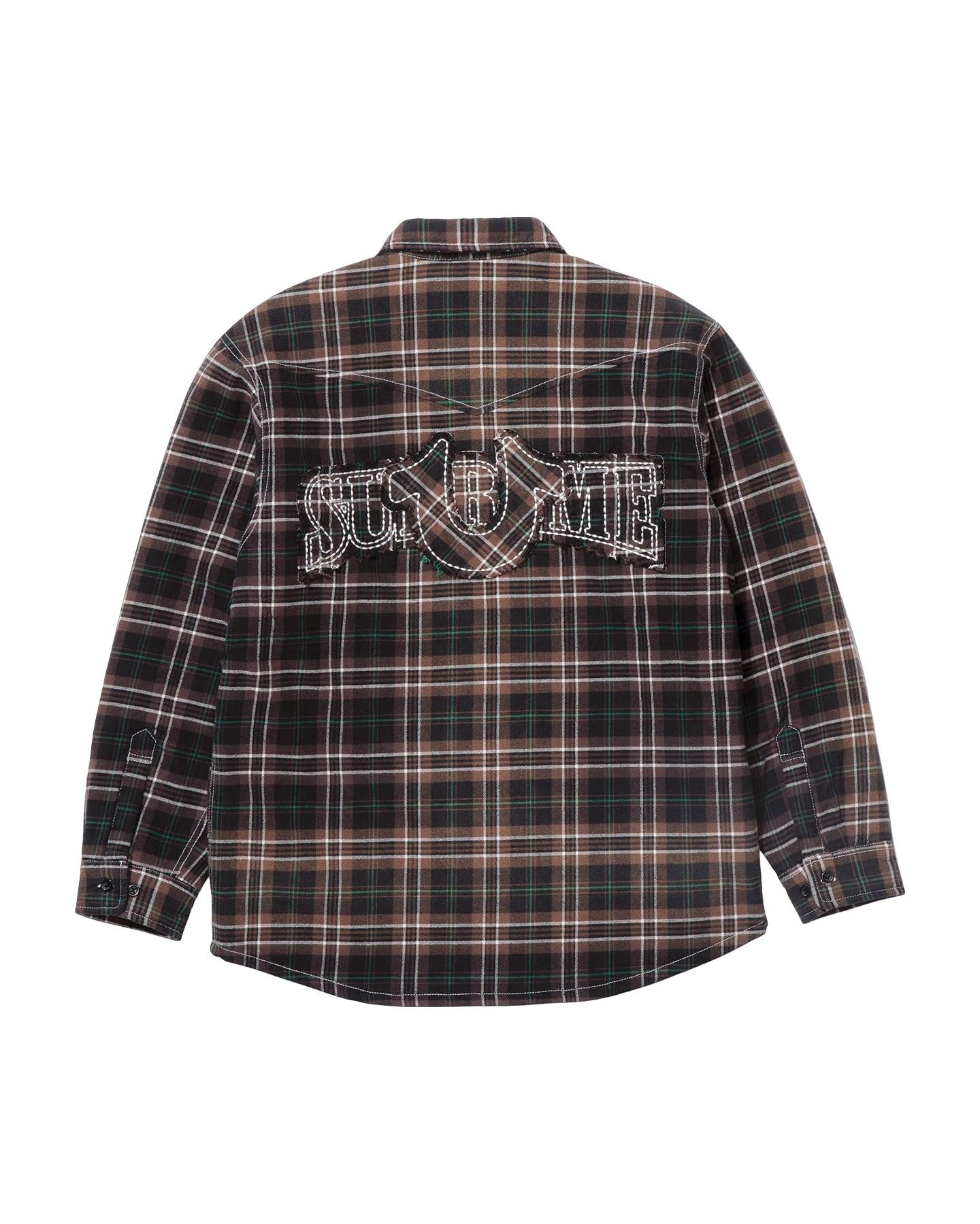 Supreme®/True Religion® Quilted Lined Plaid Flannel Shirt